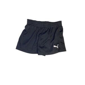 Puma Boys 100% Polyester Elastic Waist Fair Aqua Athletic Wear Shorts Size Small